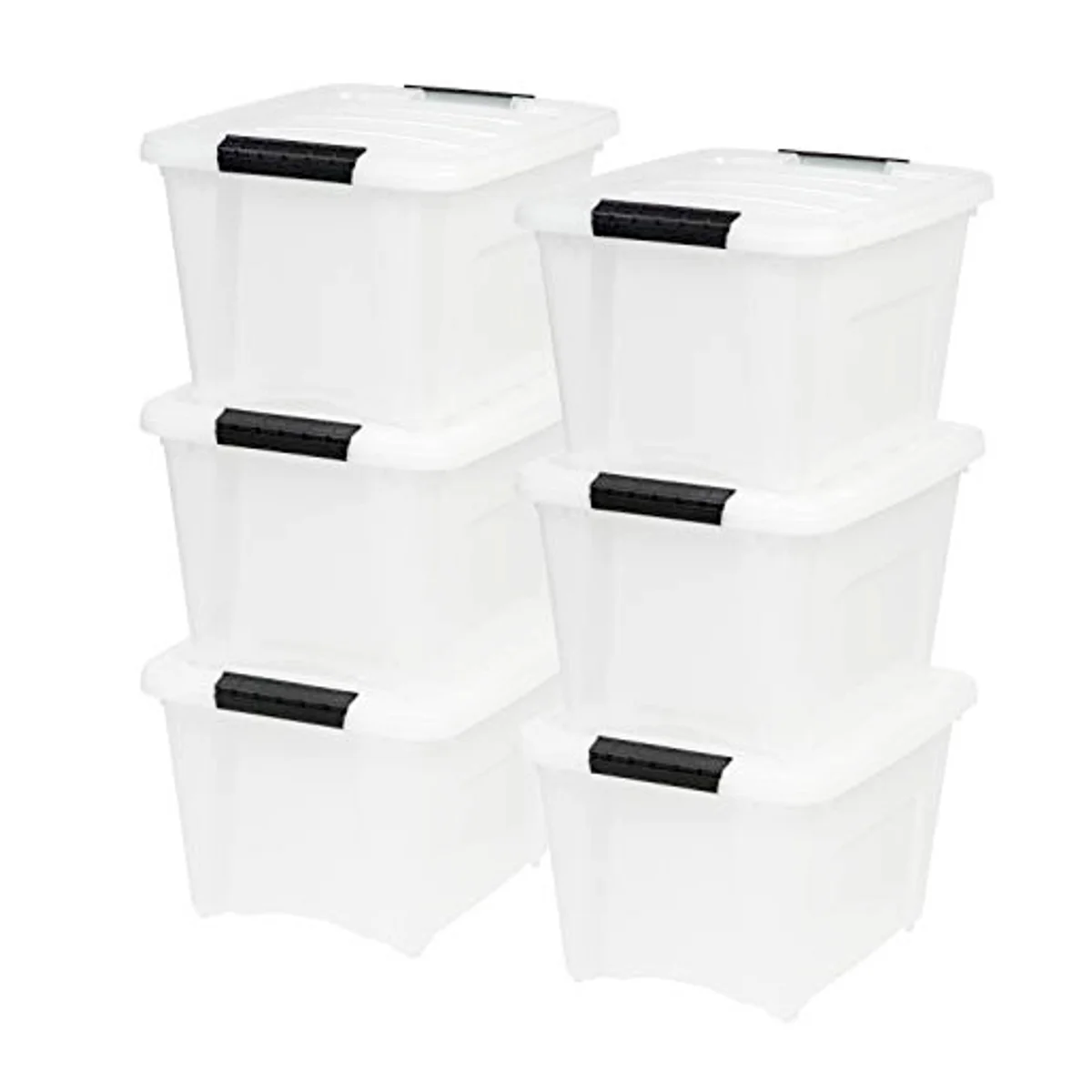 IRIS USA TB-17 19 Quart Stack & Pull Box