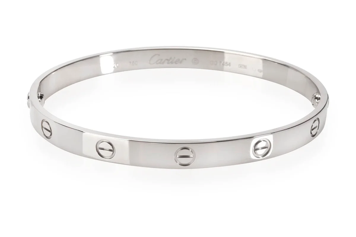 Cartier Love Bracelet in 18K White Gold