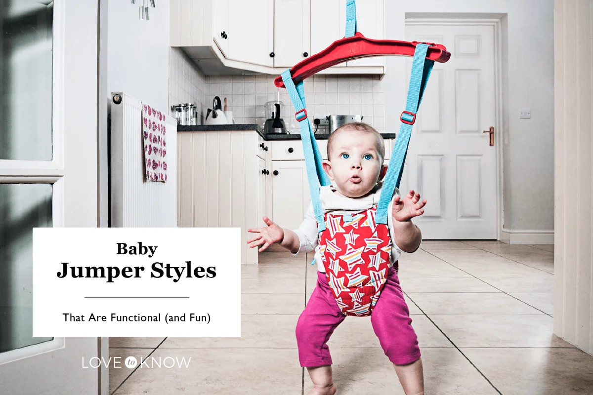 Baby Girl Dancing in Door Bouncer